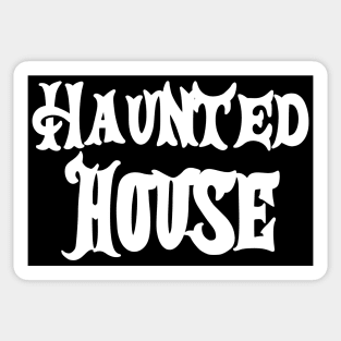 Halloween Haunted House Sticker